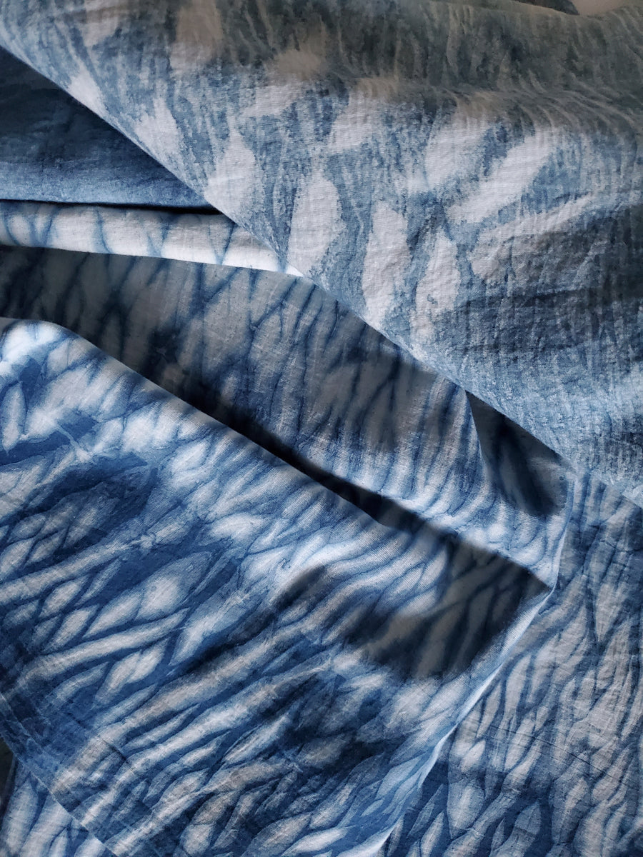Kaufman Shibori Blues 850257D6 2 Indigo Dye Wash By The Yard – Jordan  Fabrics