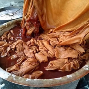Natural dyeing process