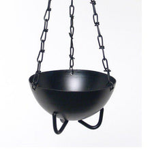 Hanging cauldron for burning smudging herbs and resins - Small
