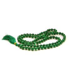 Malachite Mala Beads Necklace - 108 count
