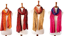 OMSutra Tie-dye designer fashion Silk Scarves