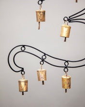 OM Brass chime with 9 brass bells