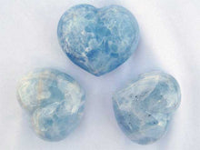 Valentines Gift Blue Calcite Large Decorative Heart- sold per piece