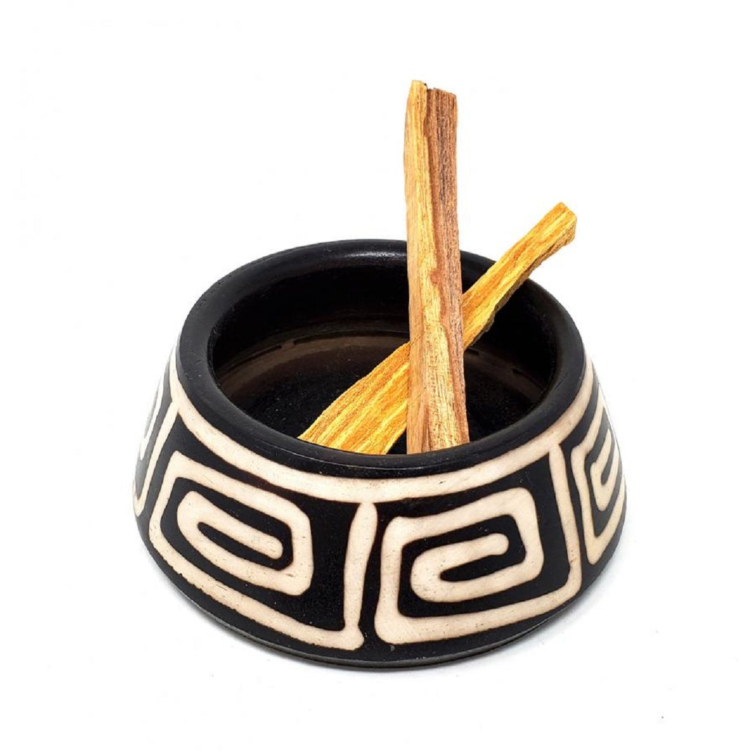 Ceramic Incense Burner for Stick and Cone Incense - 4.5