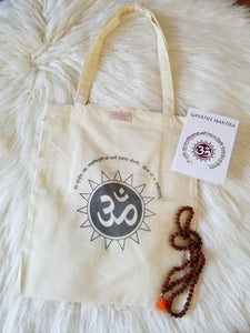 Monogrammed Organic Yoga Tote Bag