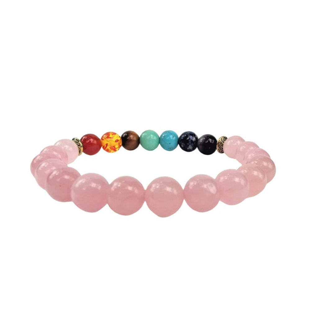 Crystal Healing Rose Quartz Bracelet, Feature : Shiny Look, Finely  Finished, Attractive Designs, Occasion : Daily Wear at Rs 175 / Piece in  Anand