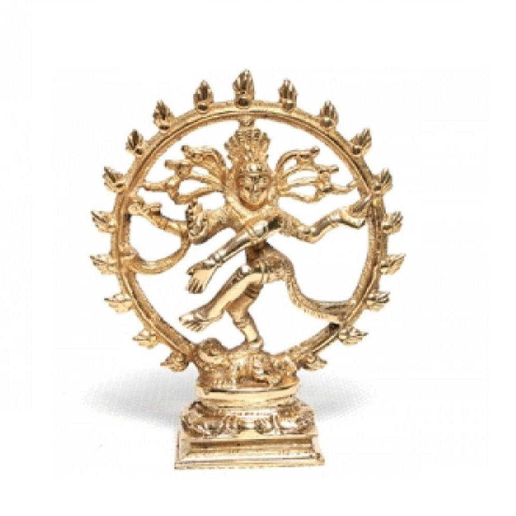 Dancing God Shiva (Natraj) Brass -  6