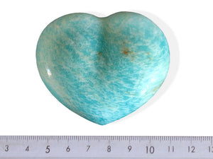 Valentines Gift Amazonite Decorative Heart- sold per piece
