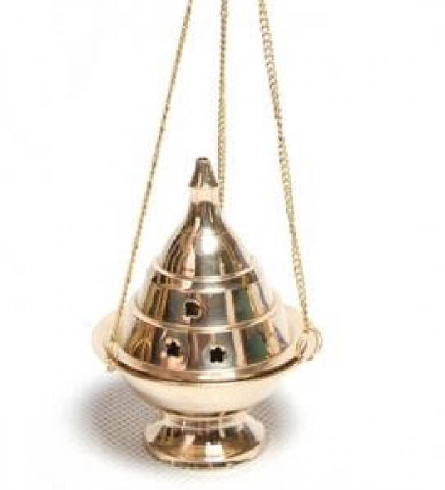 Hanging Brass Incense Burner 5 - 6