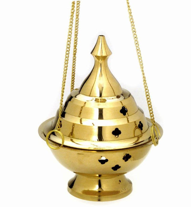 Hanging Brass Incense Burner 6