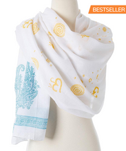 Wrap yourself in divine & style - Shanti paisley design cotton shawl